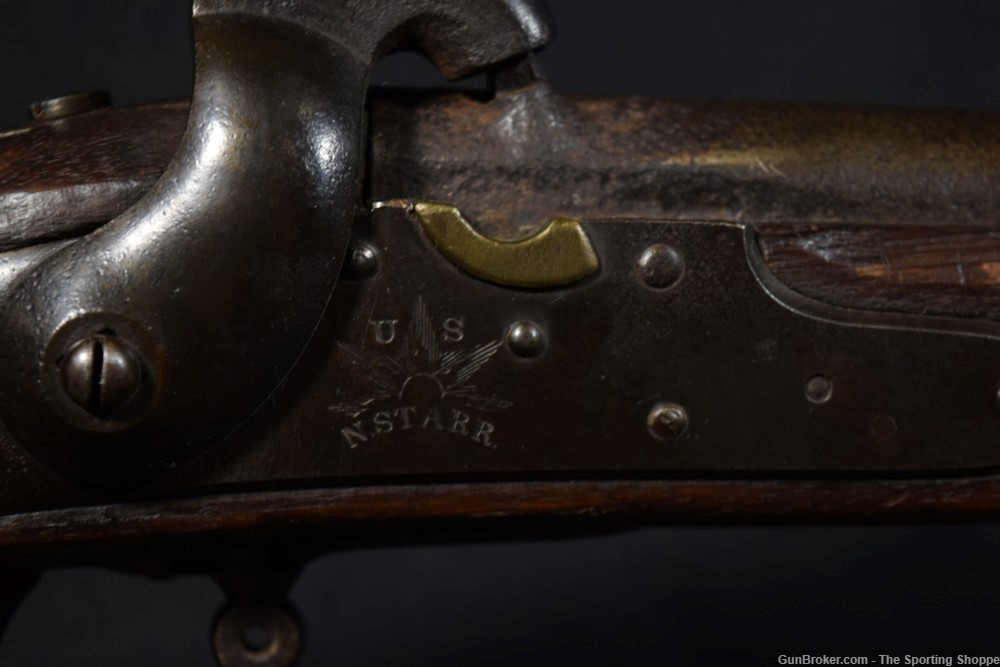 N Starr 1842 Musket Flintlock .69 Ball 42" Musket -img-5