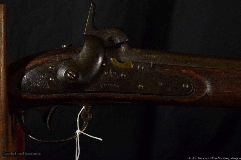N Starr 1842 Musket Flintlock .69 Ball 24" Musket -img-2