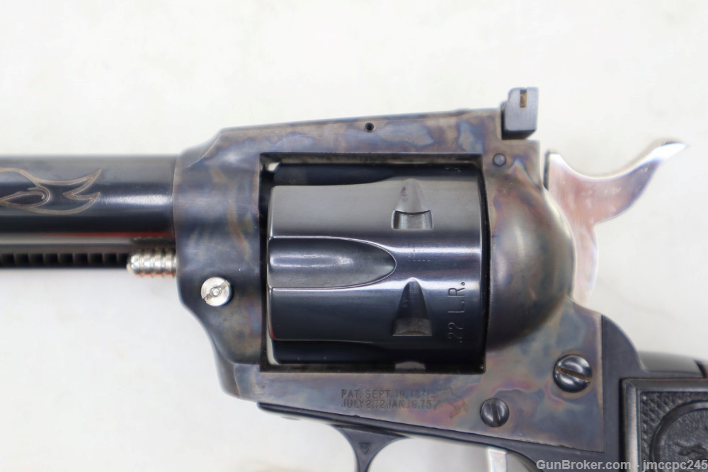 Rare Very Nice Colt New Frontier .22 LR John Wayne Commemorative Revolver -img-11