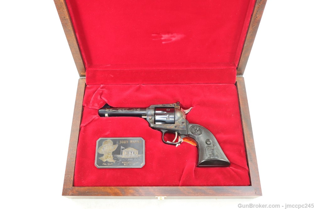 Rare Very Nice Colt New Frontier .22 LR John Wayne Commemorative Revolver -img-3