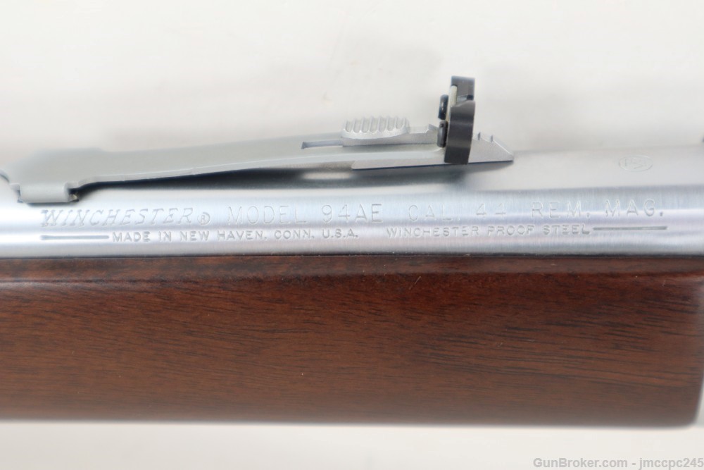 Rare Very Nice Winchester 94AE Brushed Chrome 44 Magnum Lever Action Rifle -img-16