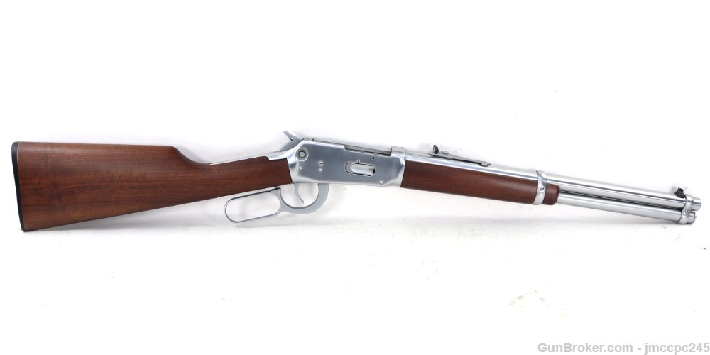 Rare Very Nice Winchester 94AE Brushed Chrome 44 Magnum Lever Action Rifle -img-17