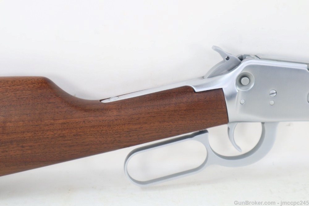 Rare Very Nice Winchester 94AE Brushed Chrome 44 Magnum Lever Action Rifle -img-19