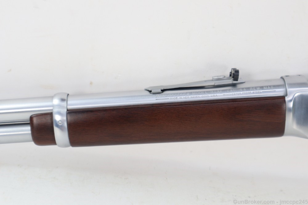 Rare Very Nice Winchester 94AE Brushed Chrome 44 Magnum Lever Action Rifle -img-14
