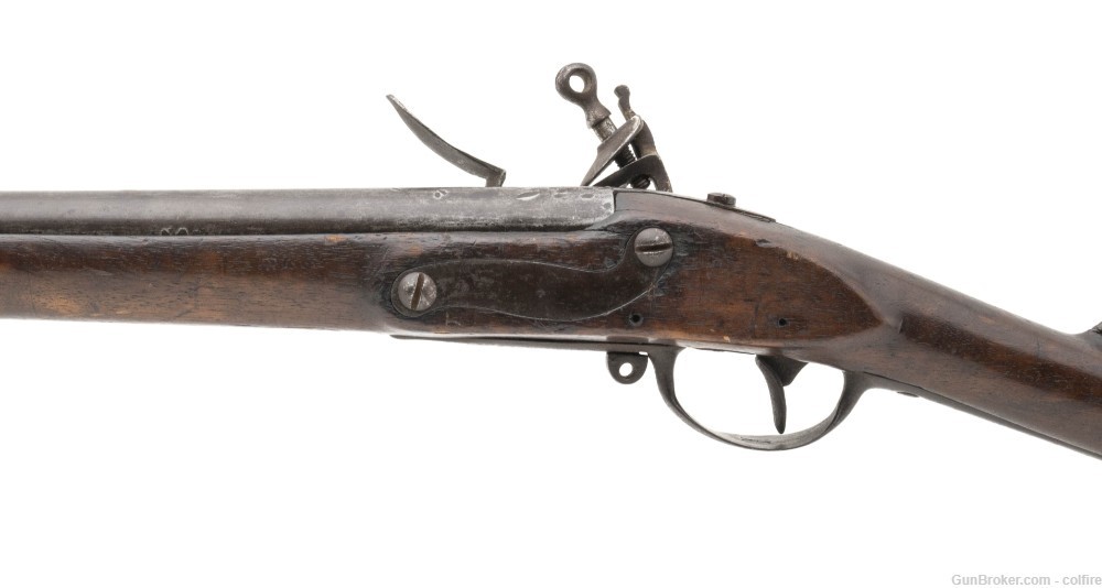 Revolutionary War 1766 U.S. Surcharged Charleville flintlock musket  .69 (A-img-6