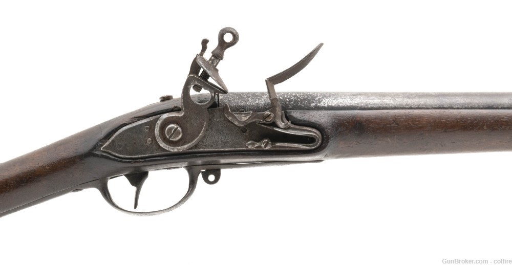 Revolutionary War 1766 U.S. Surcharged Charleville flintlock musket  .69 (A-img-1