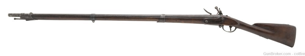 Revolutionary War 1766 U.S. Surcharged Charleville flintlock musket  .69 (A-img-5