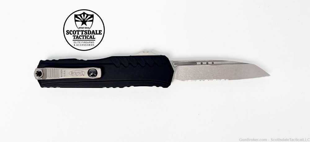 Microtech Cypher II S/E Partial Serrated Out The Front Knife-img-0