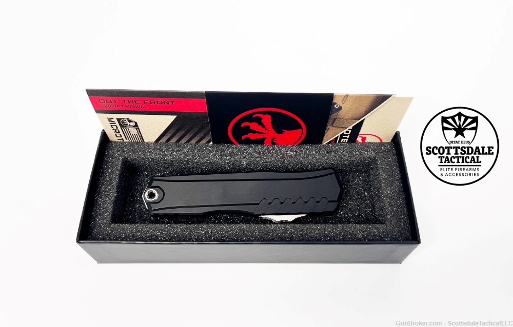 Microtech Cypher II S/E Partial Serrated Out The Front Knife-img-2