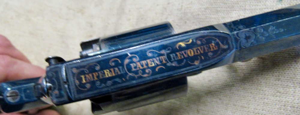 German Suhl Imperial Patent Percussion Revolver British Adams Copy .31-img-10