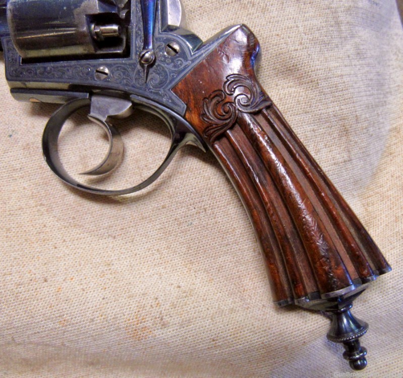 German Suhl Imperial Patent Percussion Revolver British Adams Copy .31-img-5