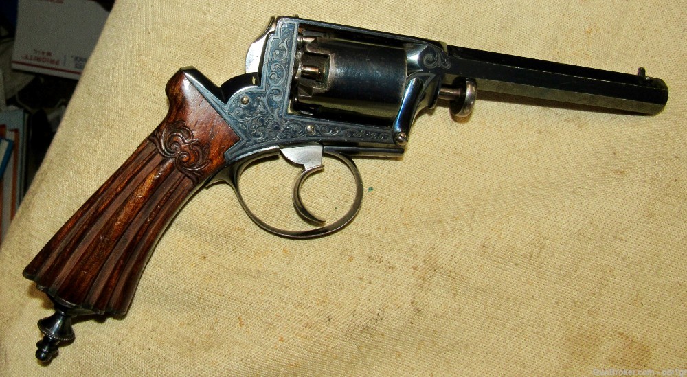 German Suhl Imperial Patent Percussion Revolver British Adams Copy .31-img-15