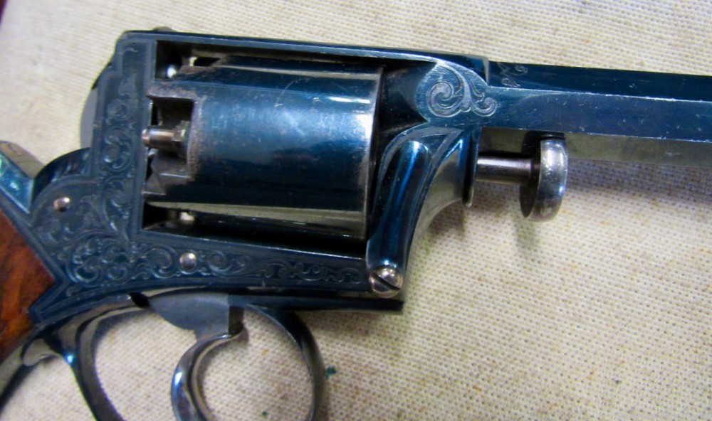 German Suhl Imperial Patent Percussion Revolver British Adams Copy .31-img-17