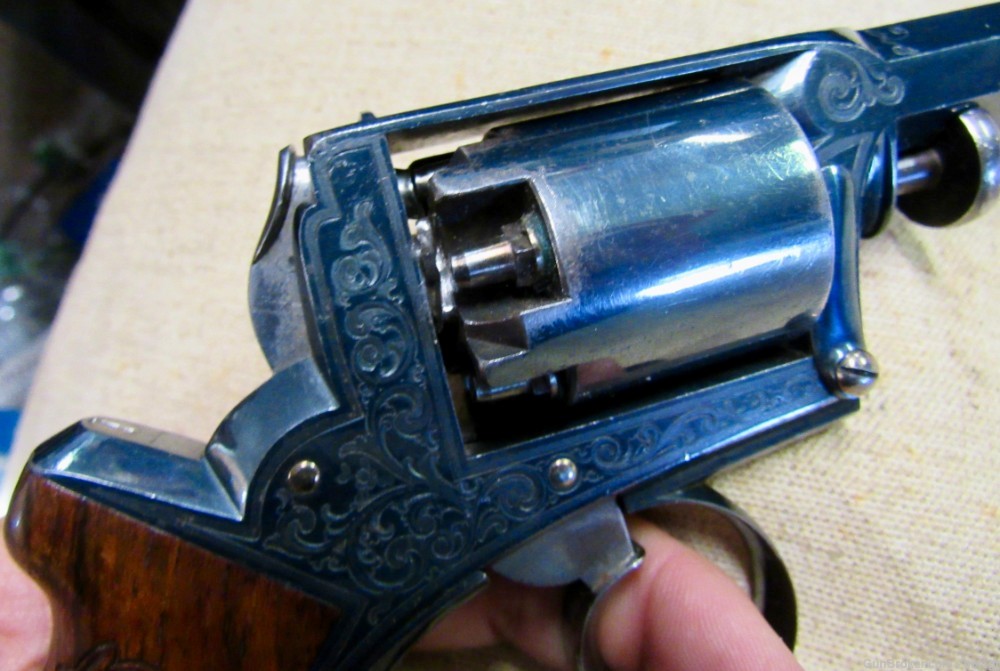 German Suhl Imperial Patent Percussion Revolver British Adams Copy .31-img-33