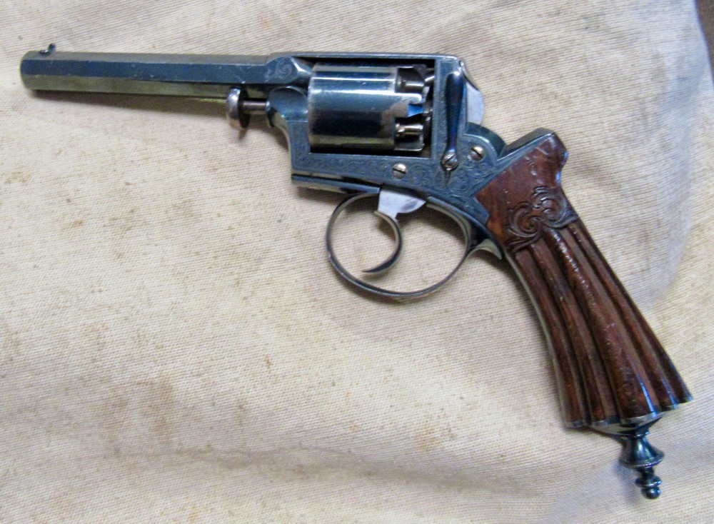 German Suhl Imperial Patent Percussion Revolver British Adams Copy .31-img-0