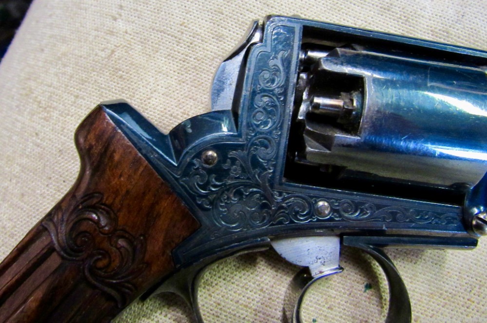 German Suhl Imperial Patent Percussion Revolver British Adams Copy .31-img-18