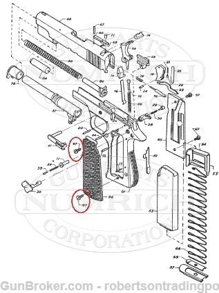 Grip Screws fit Star Pistols with Wood Grips model B BS Super B BM PD Steel-img-7
