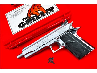 Ultra Rare LAR Grizzly .45 Win Mag Factory Hard Chrome & Original Case ANIB