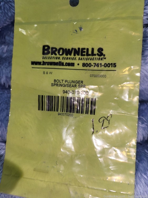 Brownells S&W 070200000 Bolt Plunger Spring/Sear Spring -img-0