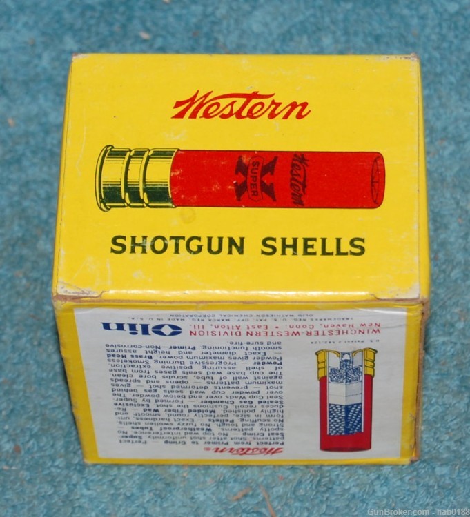 Vintage Full Box Western Super-X Short Shot String 28 Gauge Shotgun Skeet-img-4