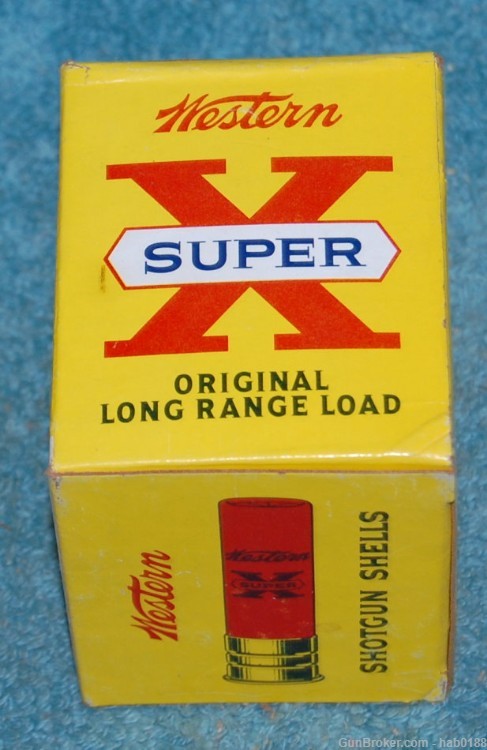 Vintage Full Box Western Super-X Short Shot String 28 Gauge Shotgun Skeet-img-5