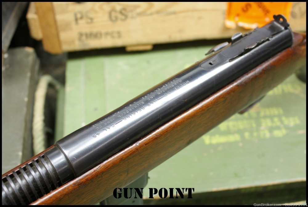 Absolutely Wonderful WWII 1942-1943 H&R Reising M50 Submachine Gun 45 ACP  -img-17
