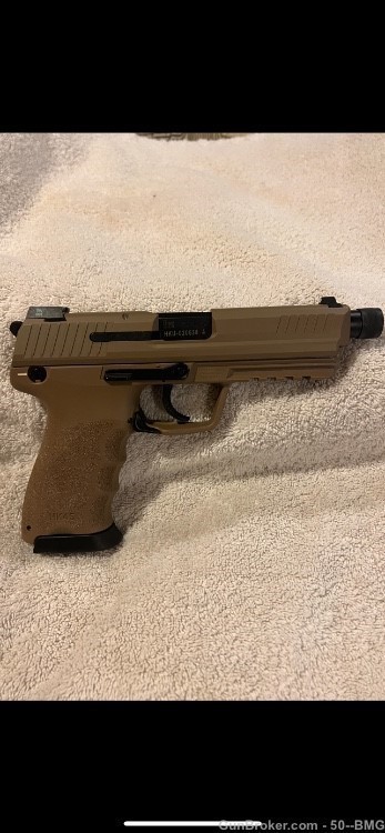 HK 45 Tactical FDE Lispsey’s Exclusive Unfired Mint Condition -img-0