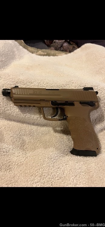 HK 45 Tactical FDE Lispsey’s Exclusive Unfired Mint Condition -img-1