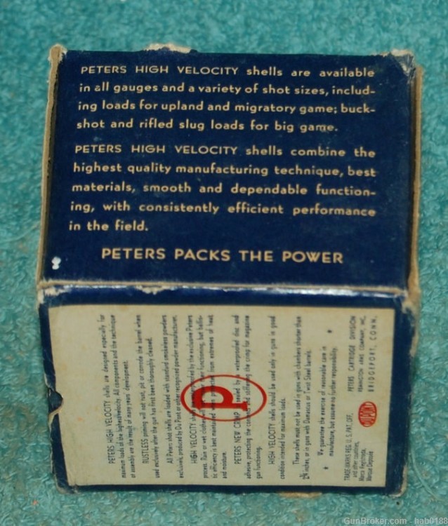 Vintage Full Box of Peters High Velocity Flying Mallard 28 Gauge 2 3/4"-img-5
