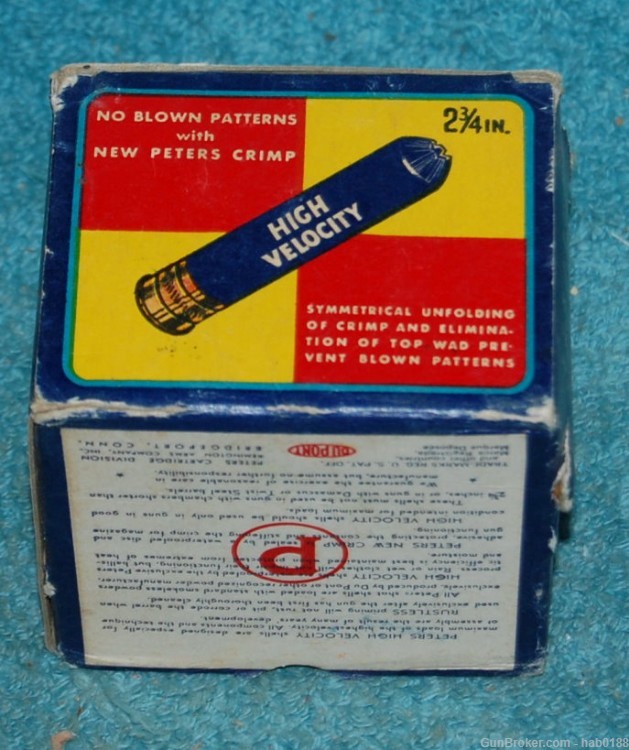 Vintage Full Box of Peters High Velocity Flying Mallard 28 Gauge 2 3/4"-img-4
