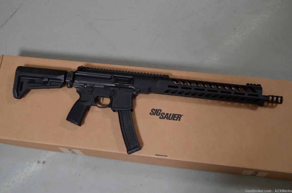Sig Sauer RMPX 9mm Carbine folding stock Competition 30rd 16" New-img-1