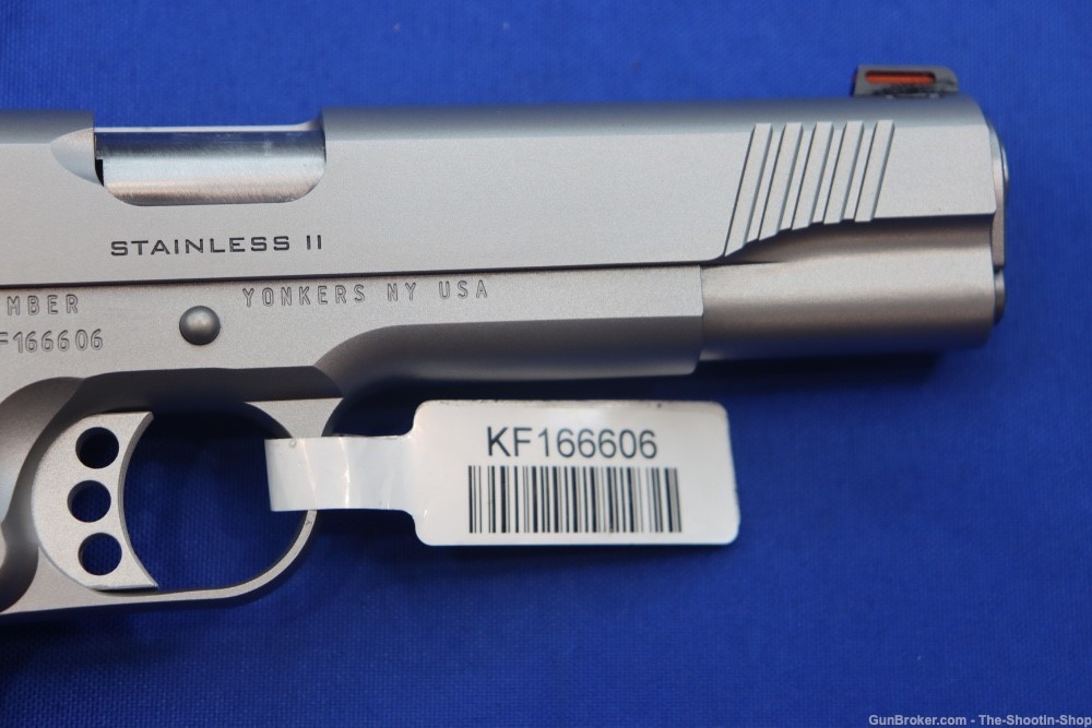 Kimber Model Stainless II 1911 Pistol 10MM 5" Match NEW SA FO SS Wood Grip-img-7