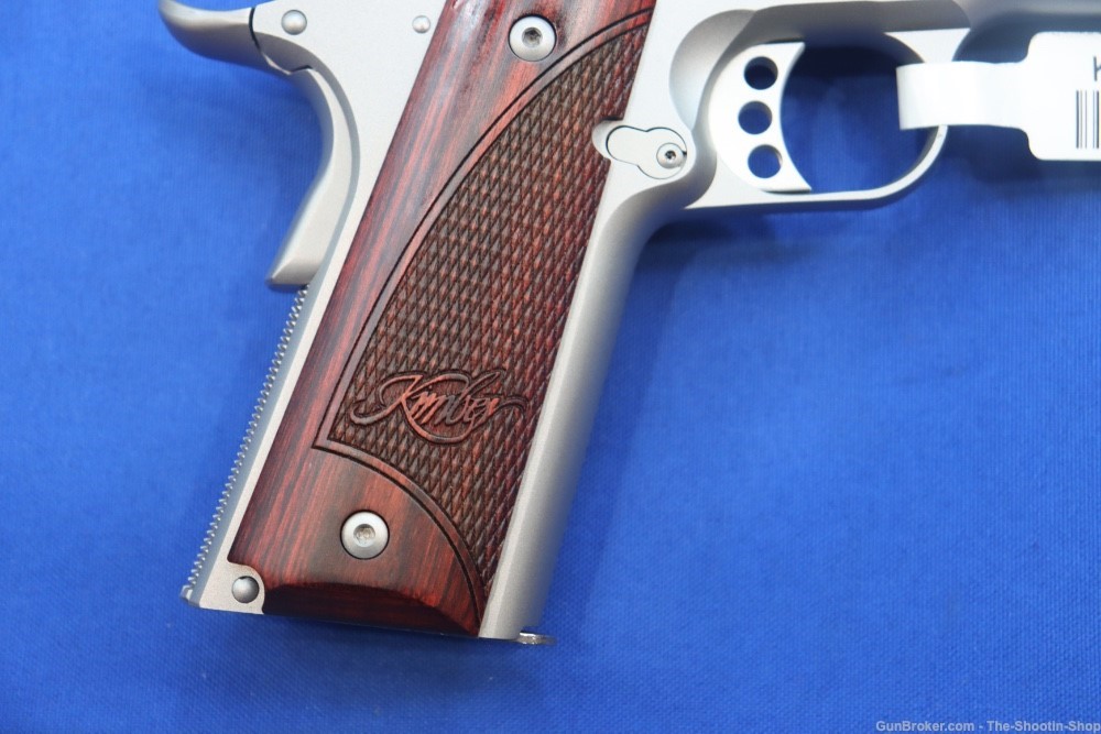 Kimber Model Stainless II 1911 Pistol 10MM 5" Match NEW SA FO SS Wood Grip-img-10