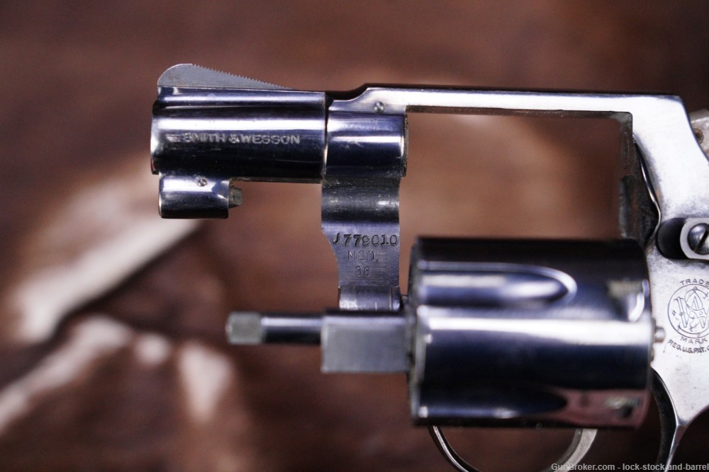 Smith & Wesson S&W Model 36 Chiefs Special .38 Spl 2" DA/SA Revolver 1981-img-10