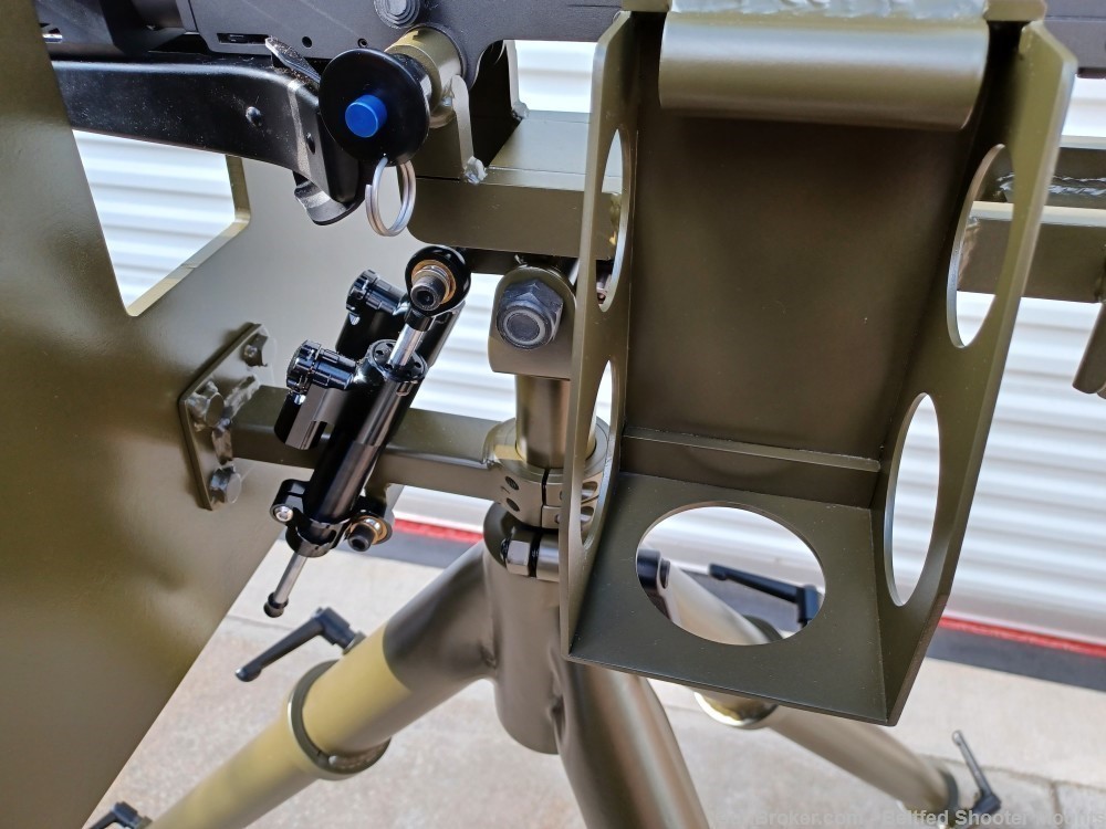 Custom M240 / M249 Dual Purpose Mount with Heavy AA Tripod & Armor Shield-img-17