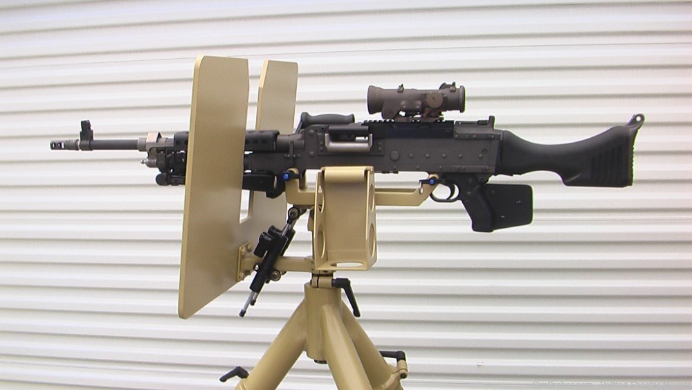 Custom M240 AA Tripod with Armor Shield-img-2
