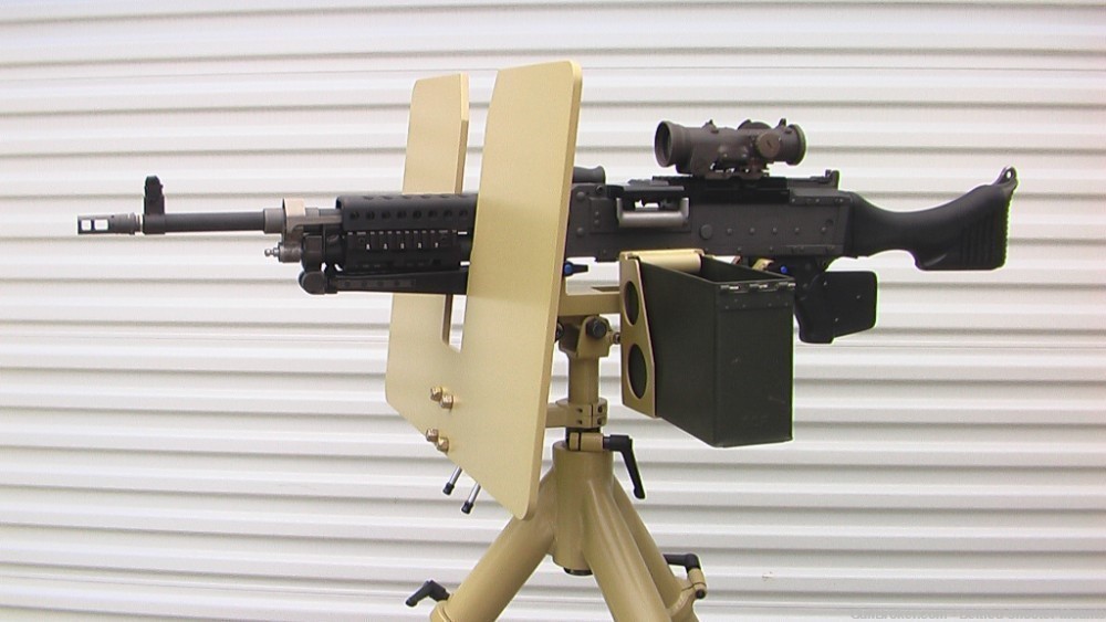 Custom M240 AA Tripod with Armor Shield-img-1