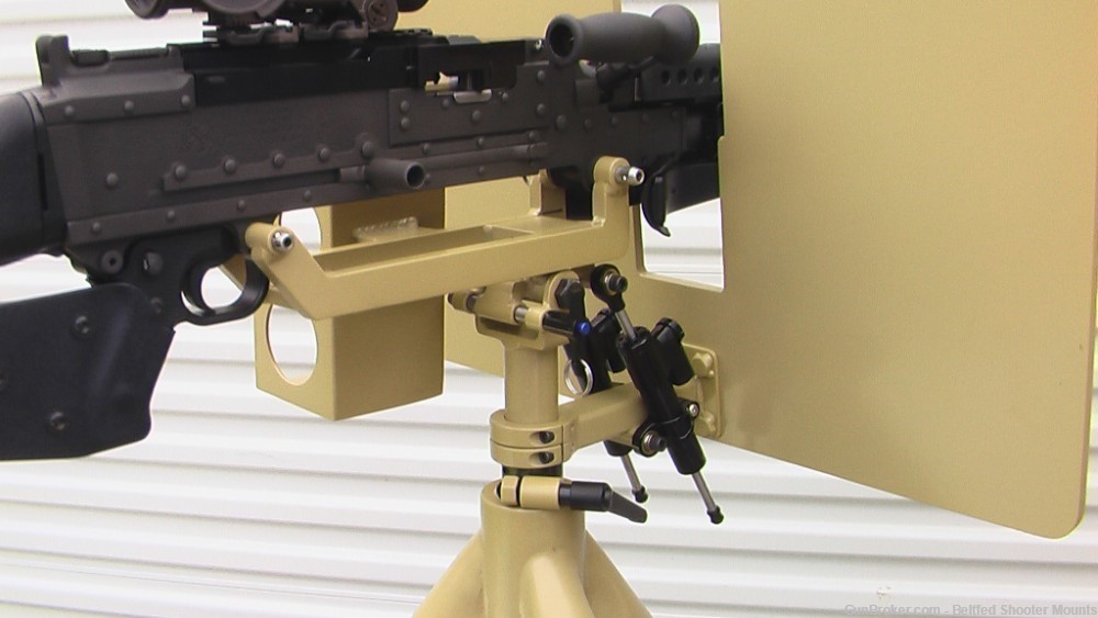 Custom M240 AA Tripod with Armor Shield-img-6