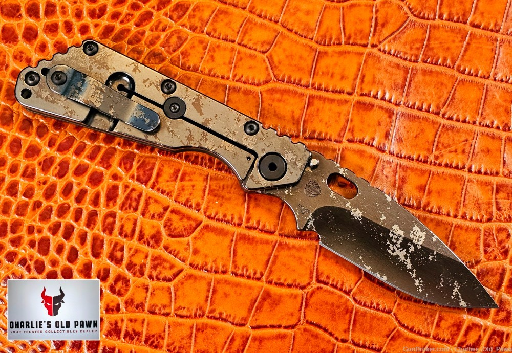 MICK STRIDER/BLACKSIDE CUSTOMS SMF MORSE CODE Ti DIGICAM KNIFE 1 OF 25 MADE-img-1
