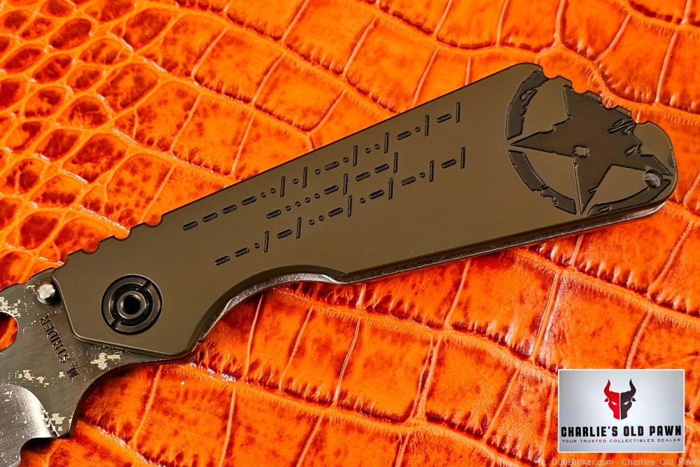 MICK STRIDER/BLACKSIDE CUSTOMS SMF MORSE CODE Ti DIGICAM KNIFE 1 OF 25 MADE-img-14