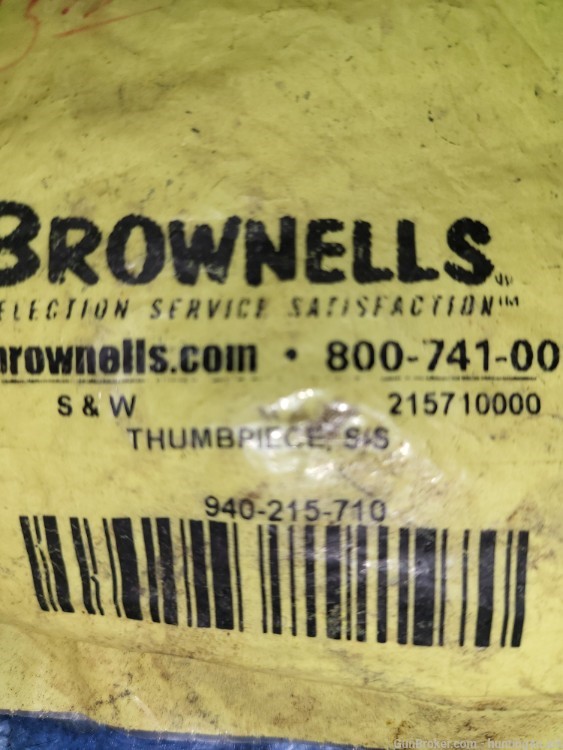 Brownells S&W Thumbpiece 215710000 S/S-img-0