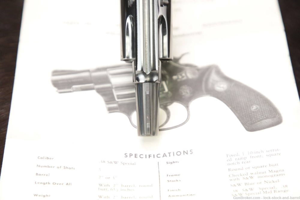 Smith & Wesson S&W Model 36 Chiefs Special 38 Spl 2" DAO Revolver 1979-1980-img-9