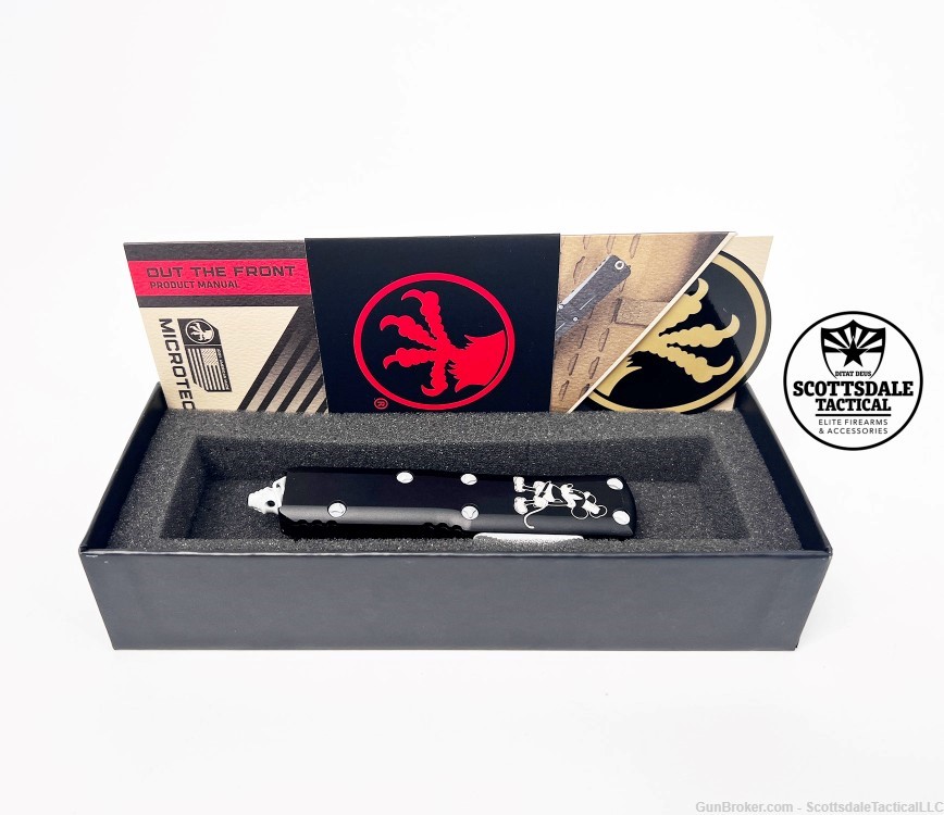 Microtech UTX-85 D/E Steamboat Willie Out The Front Knife-img-2