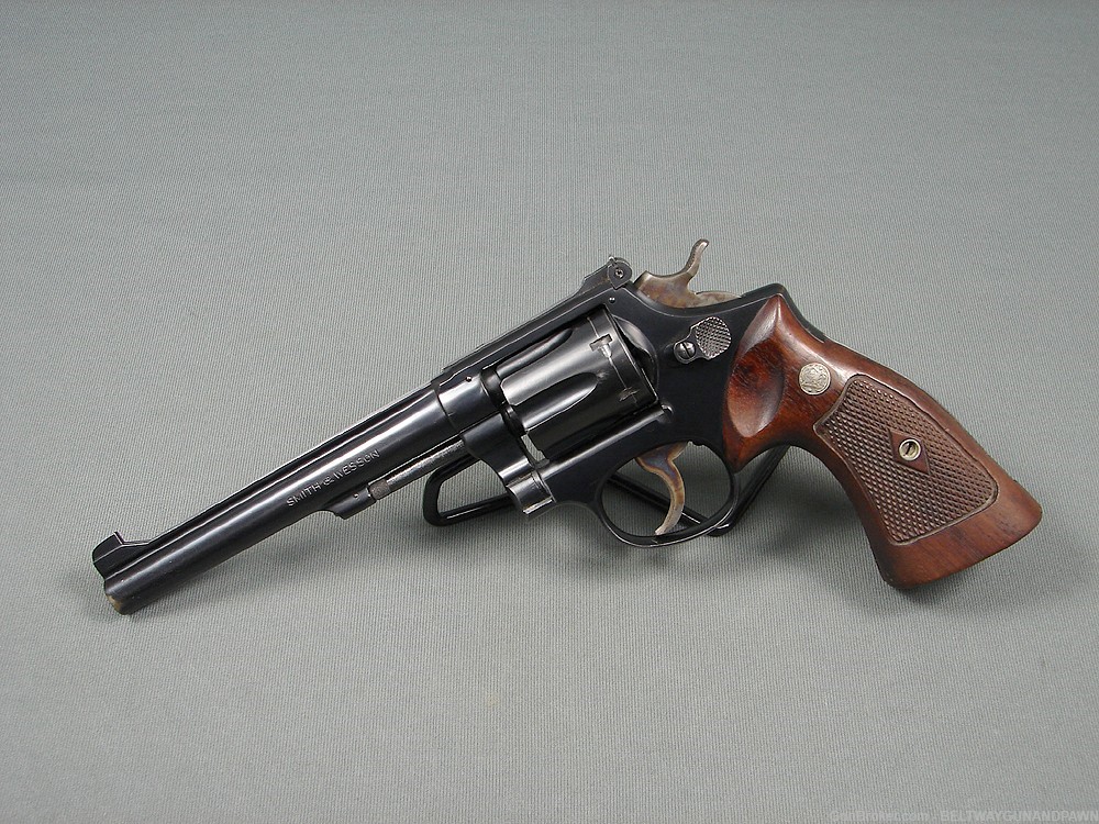 S&W Smith & Wesson K22 "Masterpiece" 3rd Model Pre 17 22LR 6" Mfg 1951-img-0