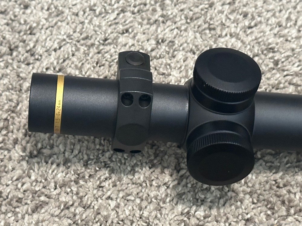 Leupold VX-7 1.5-6x24mm riflescope rare 30mm tube duplex -img-6
