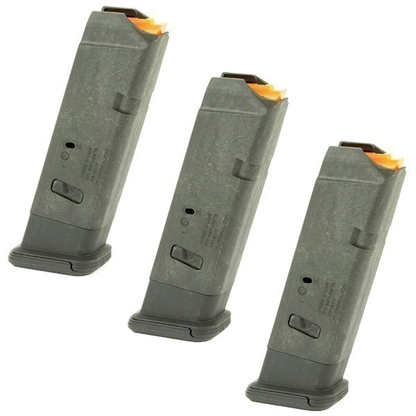 3 Pack Made in USA Magpul GL9 10rd Magazine for Glock 17 G17 Pistol-img-0