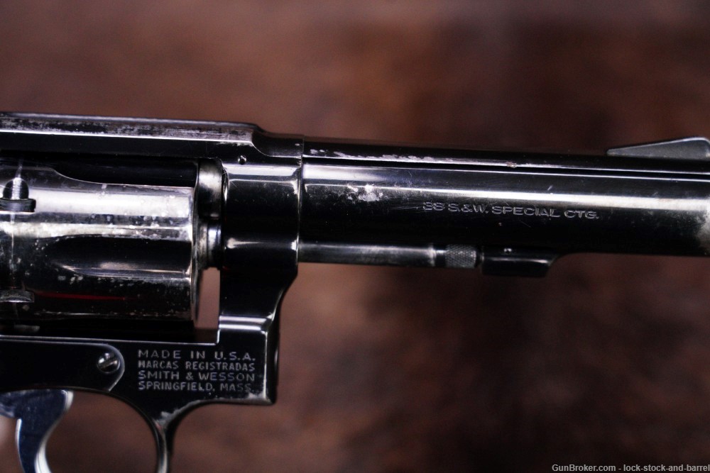 Smith & Wesson S&W Model 10-8 M&P .38 Special 4" Heavy BBL Revolver 1980-img-10