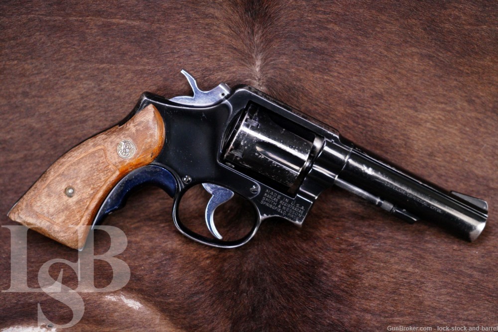 Smith & Wesson S&W Model 10-8 M&P .38 Special 4" Heavy BBL Revolver 1980-img-0