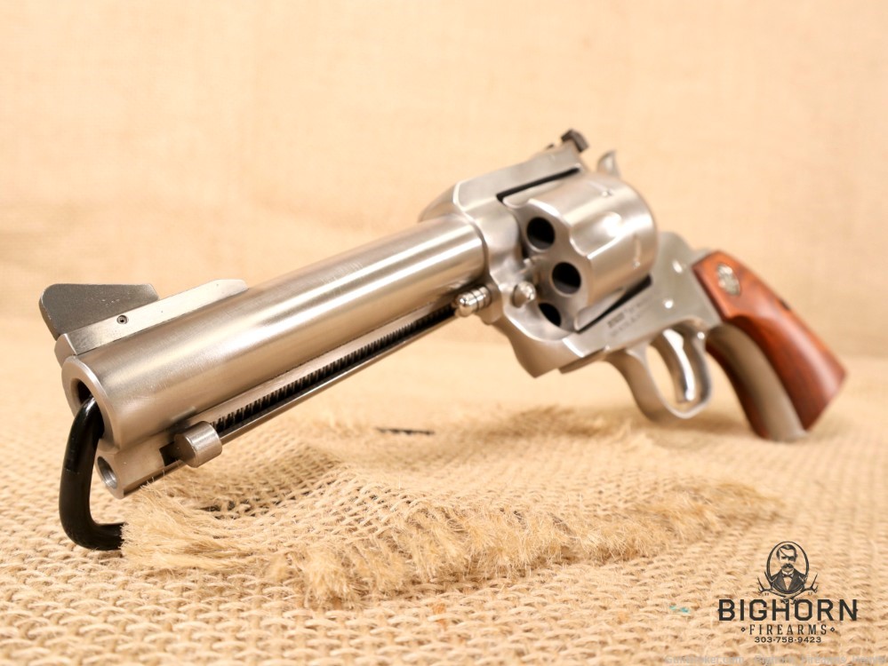 Ruger New Model Blackhawk 6-Shot Satin Stainless .357mag 4.62" SA Revolver-img-3