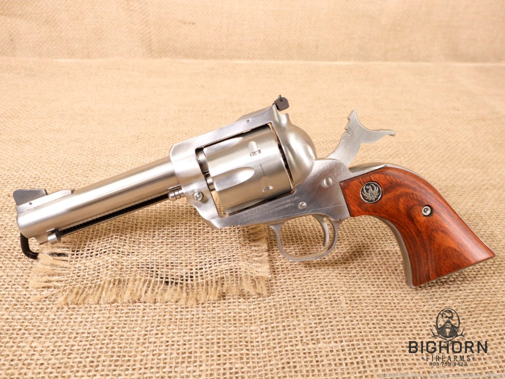 Ruger New Model Blackhawk 6-Shot Satin Stainless .357mag 4.62" SA Revolver-img-23